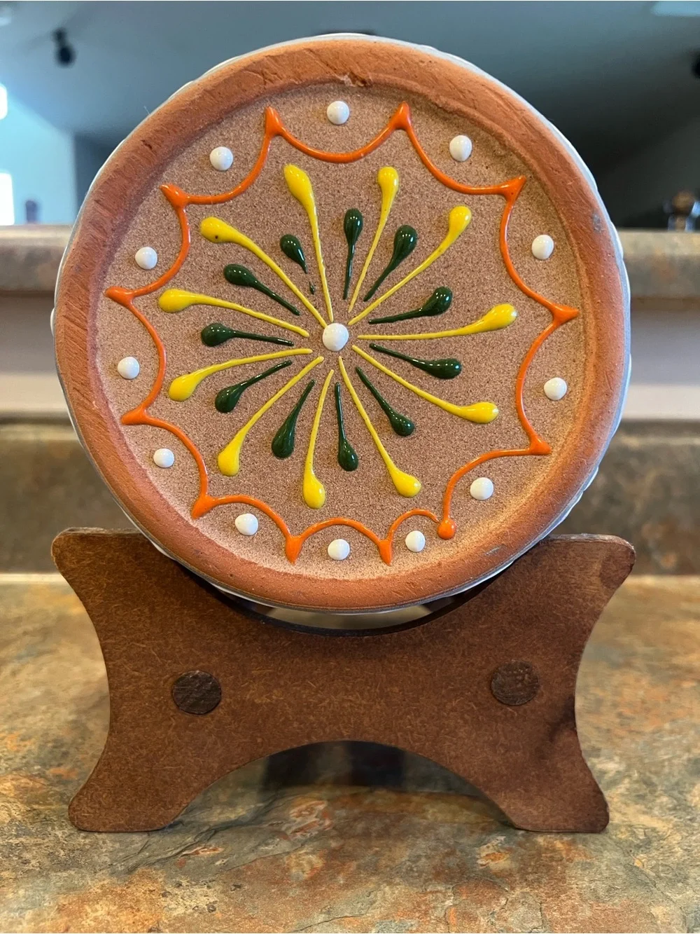 Tequila Ceramic Shot Dispenser with Decorative Cork Face